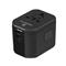 VOLKANO Worldwide Series utazó töltőadapter PD 20W + QC VK-8018-BK[V2] small