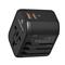 VOLKANO Worldwide Series utazó töltőadapter PD 20W + QC VK-8018-BK[V2] small