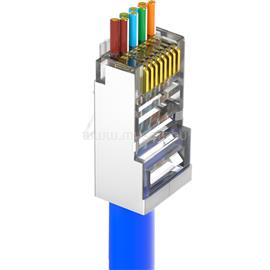 WALISEC csatlakozó - RJ45-P6S (RJ45, Cat6, árnyékolt, 8P8C, aranyozott, befűzős) 100db/csomag RJ45-P6S small