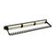 WALISEC patch panel - PP-P6U2402 (24 port, Cat6, 1U, árnyékolatlan, fekete) PP-P6U2402 small