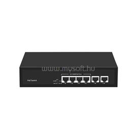 WALISEC Switch  PoE - NS-PF04F20E (5port, 4x10/100 PoE Port, 2x10/100 Uplink, 65W, fekete) NS-PF04F20E small