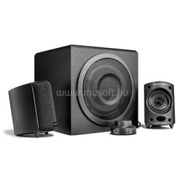 WAVEMASTER Hangszóró 2.1 - MOODY (65W RMS, Fa mélynyomó, 3,5mm jack, RCA, Fekete) 66202 small