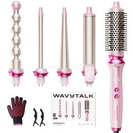 WAVYTALK 5 az 1-ben Ionic Thermal Brush Set Pink HeatwavePro350 small