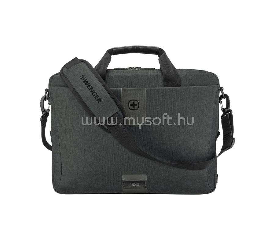 WENGER MX ECO Brief Laptop Briefcase with Tablet Pocket 16" Gray