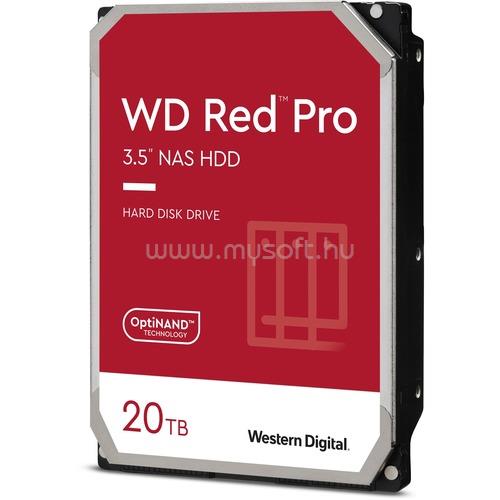 WESTERN DIGITAL 20TB RED PRO 512MB CMR 3.5IN SATA 6GB/S INTELLIPOWERRPM