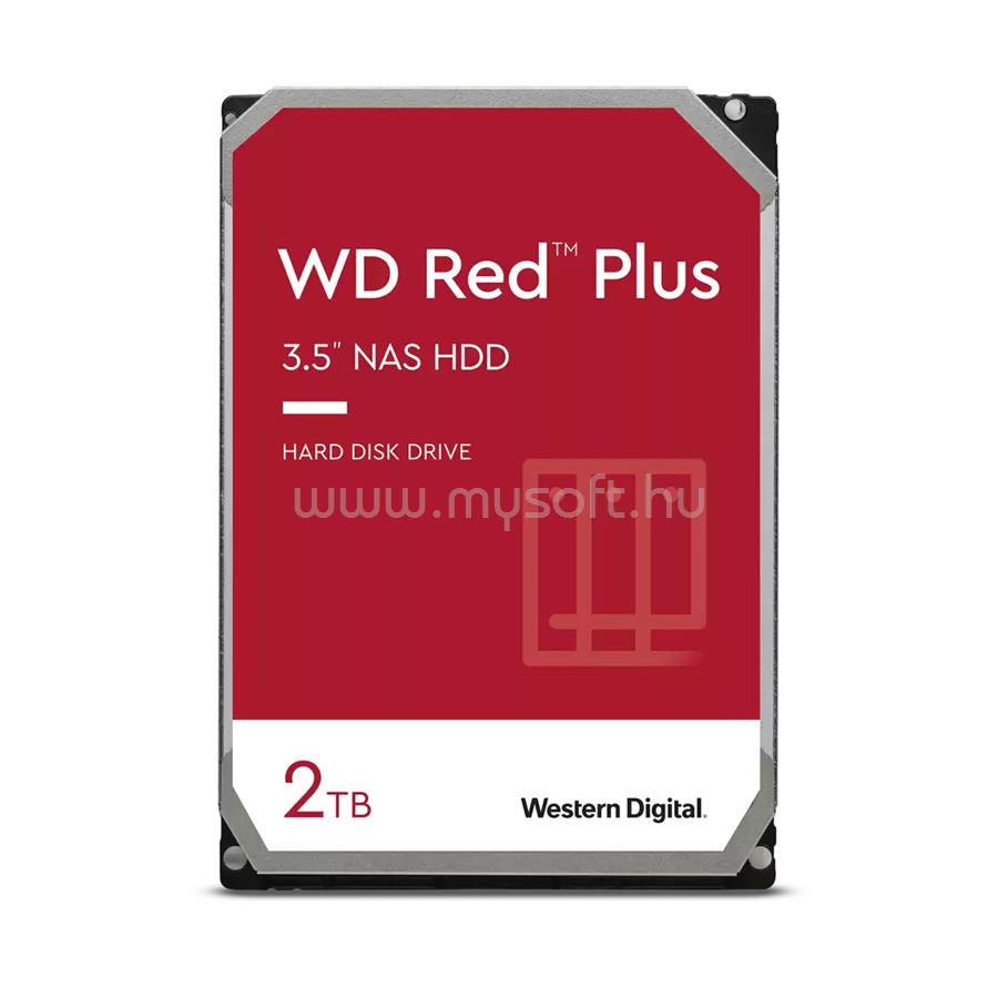 WESTERN DIGITAL HDD 2TB 3.5" SATA 5400RPM 64MB RED PLUS NAS