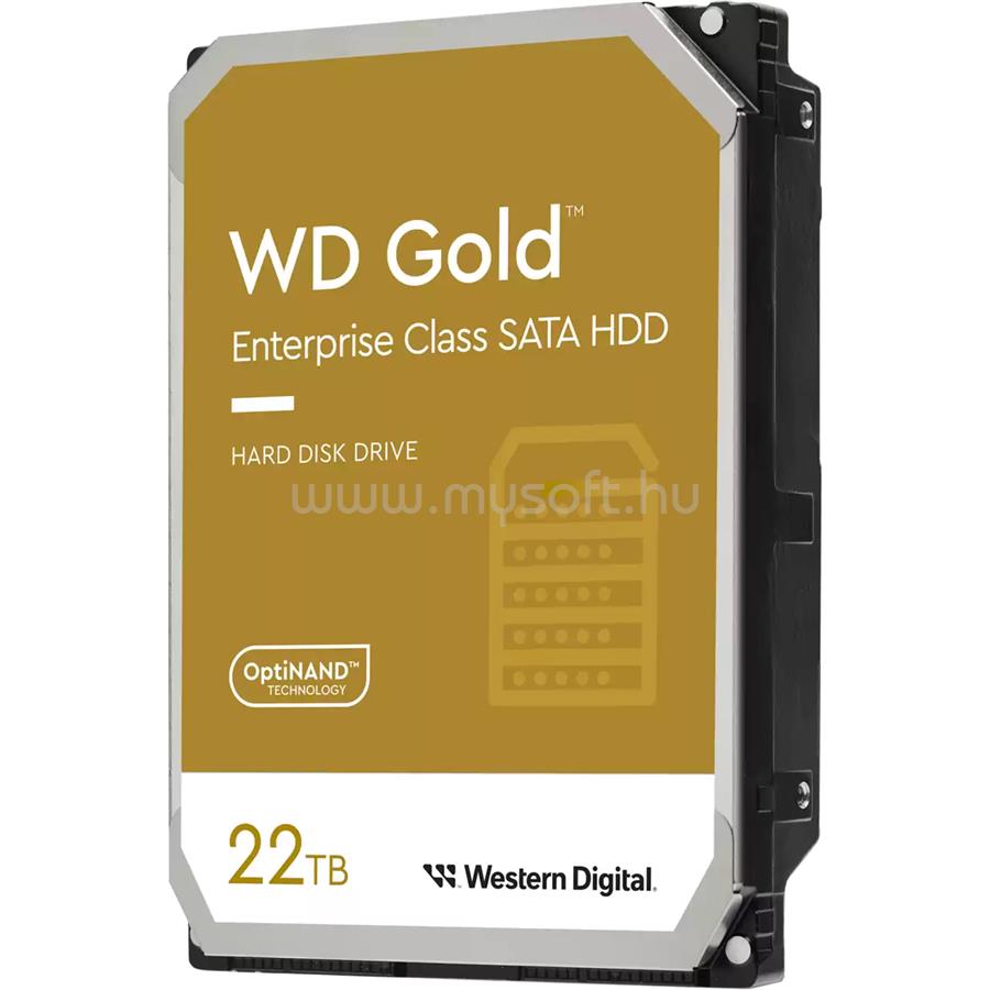 WESTERN DIGITAL HDD 22TB 3.5" SATA 7200RPM 512MB Gold Enterprise