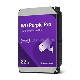 WESTERN DIGITAL HDD 22TB 3.5" SATA 7200RPM 512MB PURPLE PRO SURVEILLANCE WD221PURP small