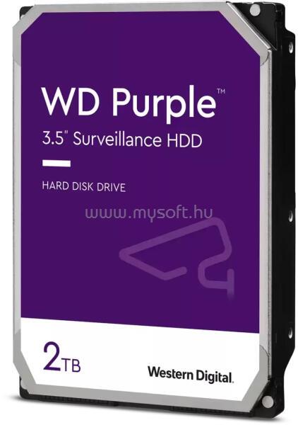WESTERN DIGITAL HDD 2TB 3,5" SATA3 5400rpm 256MB Purple