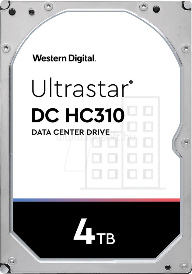 WESTERN DIGITAL HDD 4TB 3.5" SATA 7200RPM 256MB Ultrastar 7K6