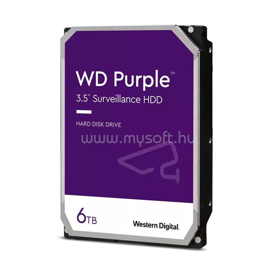 WESTERN DIGITAL HDD 6000GB 3.5" SATA 5400RPM 256MB PURPLE