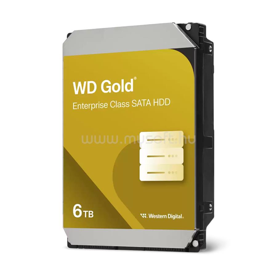 WESTERN DIGITAL HDD 6TB 3.5" SATA 7200RPM 256MB GOLD