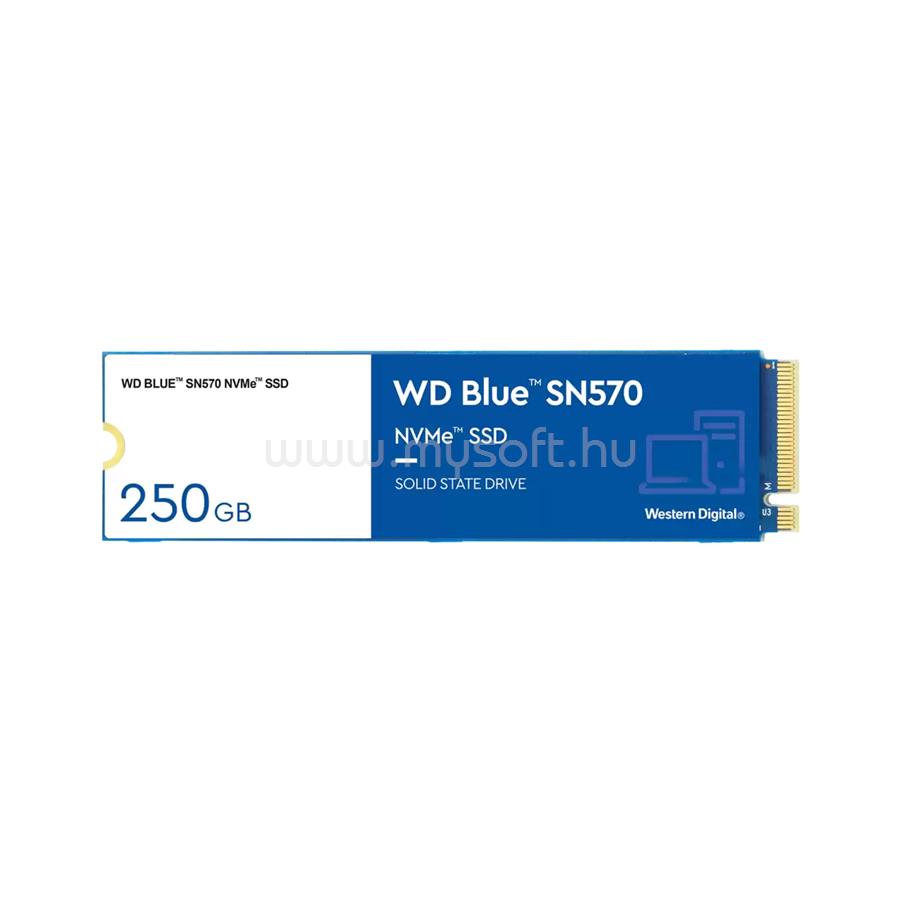 WESTERN DIGITAL SSD 250GB M.2 2280 NVMe PCIE WD BLUE SN570