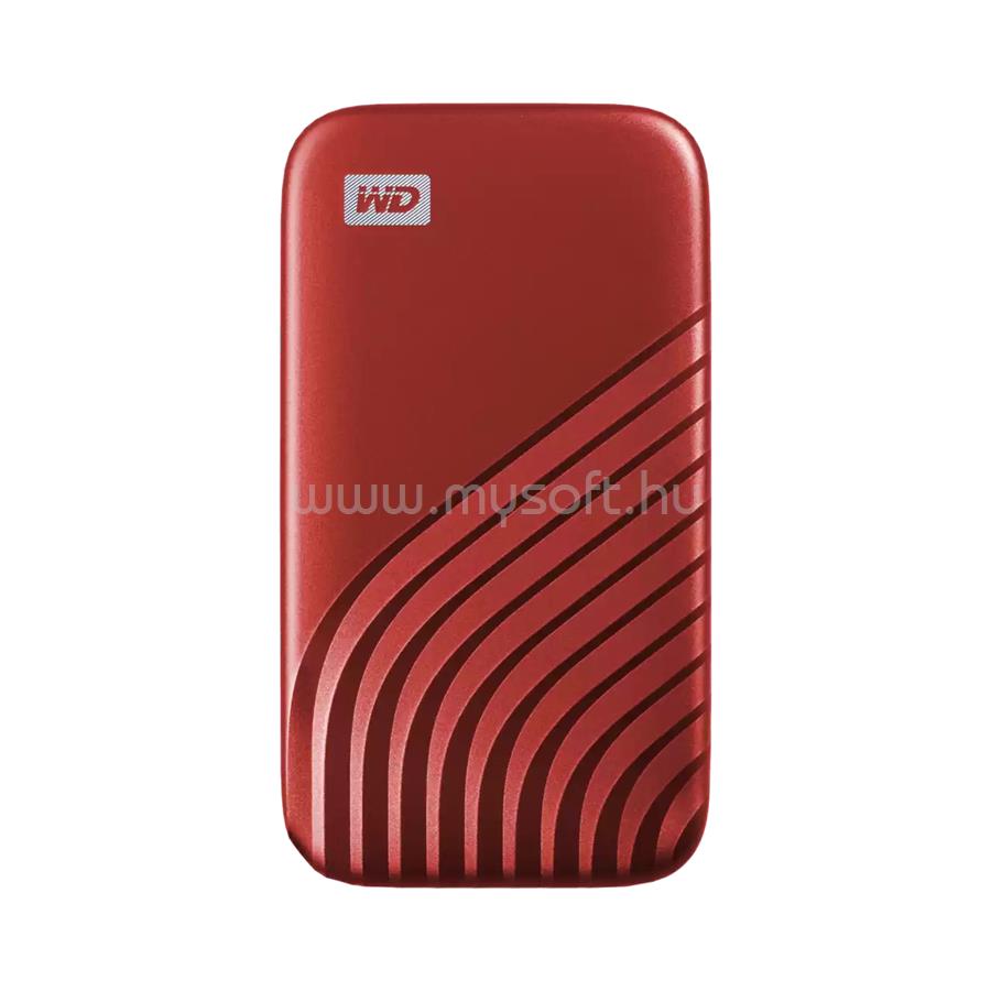 WESTERN DIGITAL SSD 2TB USB 3.2 Gen 1 MYPASSPORT (piros)