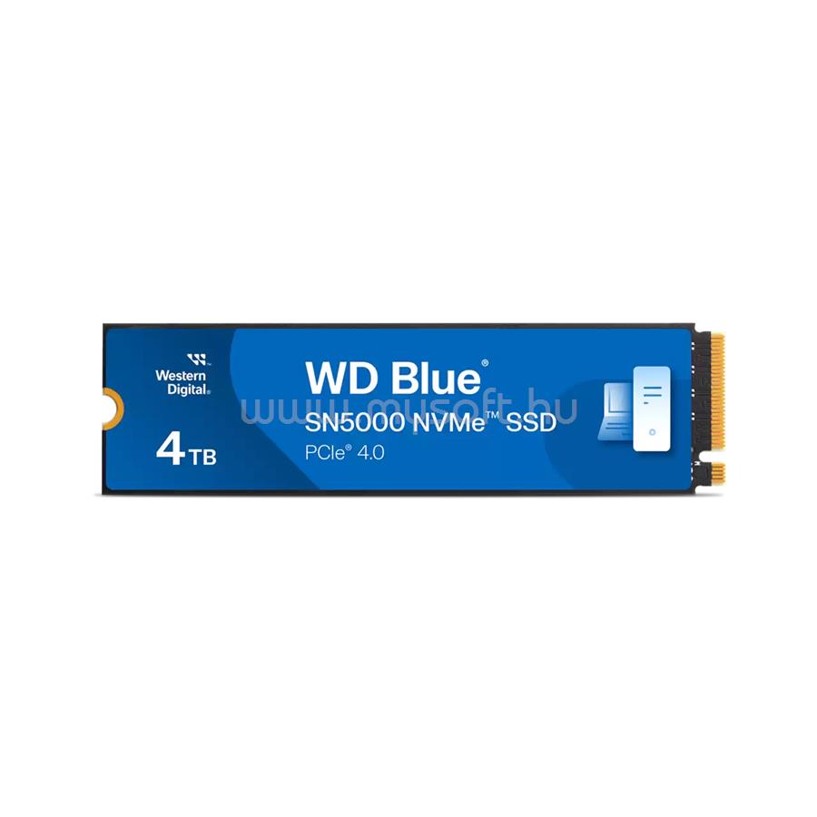 WESTERN DIGITAL SSD 4TB M.2 2280 NVMe PCIE SN5000 WD BLUE