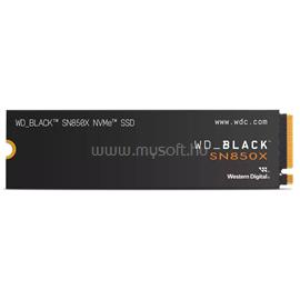 WESTERN DIGITAL SSD 4TB M.2 2280 NVMe BLACK SN850X WDS400T2X0E small