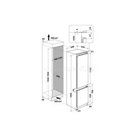 WHIRLPOOL HŰTŐ ALULFAGYASZTÓS BEÉPÍTHETŐ WHIRLPOOL_WHC20D013D1 small
