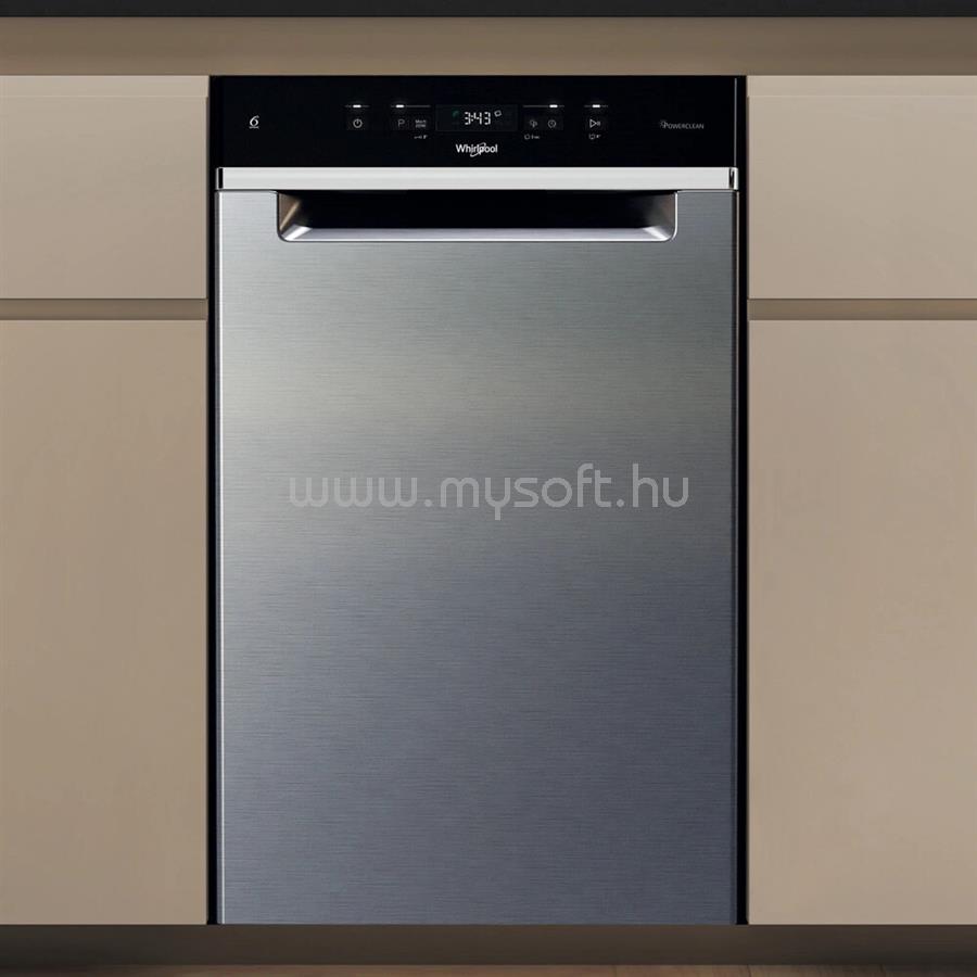 WHIRLPOOL MOSOGATÓGÉP BEÉPÍTHETŐ 10 TERÍTÉK KESKENY