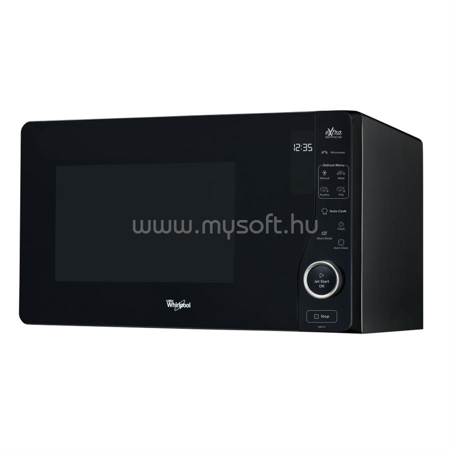 WHIRLPOOL MWF 420 BL 800W 25L mikrohullámú sütő (fekete)