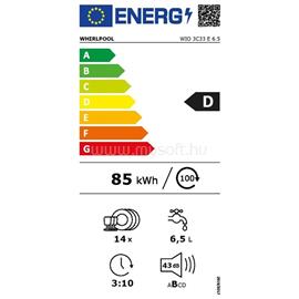 WHIRLPOOL WIO 3C33 E 6.5 beépíthető mosogatógép WHIRLPOOL_869991613780 small