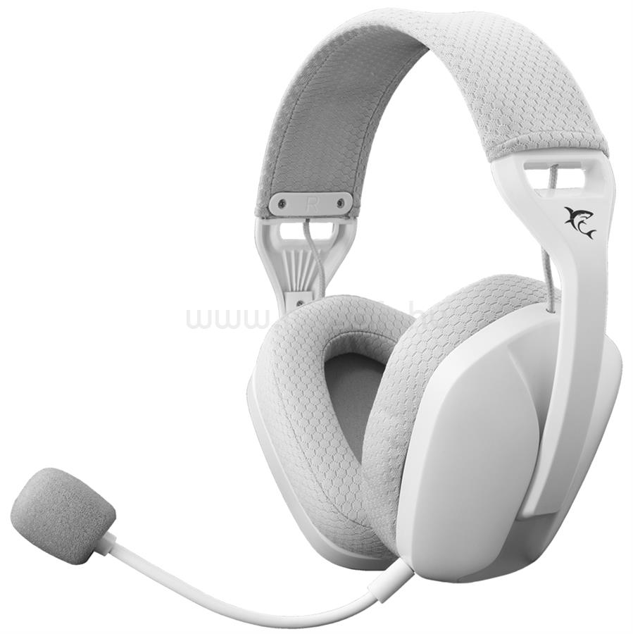 WHITE SHARK BUTTERFLY-W, GH-2442W, vezeték nélküli gamer headset (fehér)