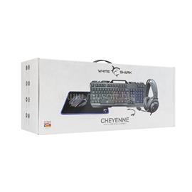 WHITE SHARK CHEYENNE GC-4103-HU billentyűzet + egér + headset + egérpad gamer szett WS_GC-4103-HU small