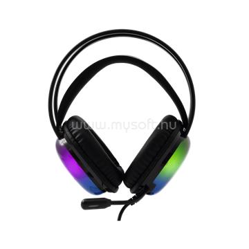 WHITE SHARK GH-2444B PEACOCK RGB vezetékes gamer headset (fekete)