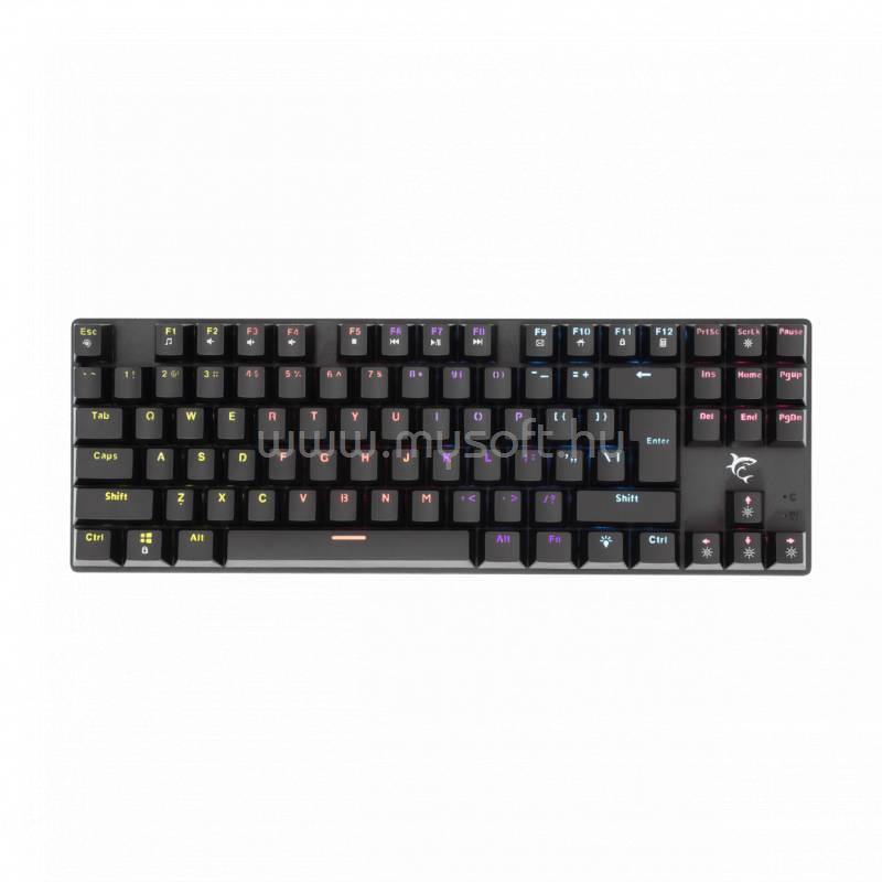 WHITE SHARK GK-2106B/R-US mechanikus gamer vezetékes billentyűzet angol lokalizáció (fekete)