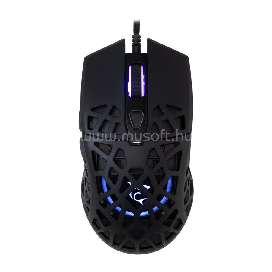 WHITE SHARK GM-5018B CARADOC-B 7D / 7200 dpi RGB gamer vezetékes egér (fekete)