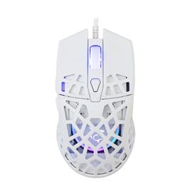 WHITE SHARK GM-5018W CARADOC-B 7D / 7200 dpi RGB gamer vezetékes egér (fehér) WS_GM-5018W small