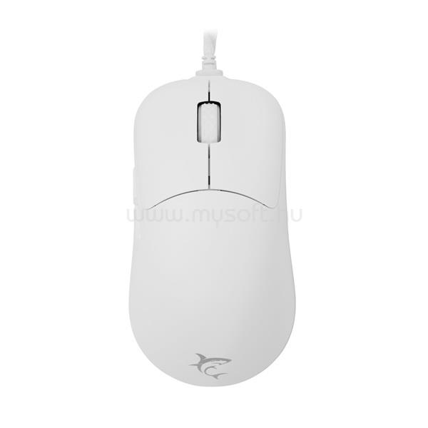 WHITE SHARK GRAPHENE WS GM-5014W 6200dpi gamer vezetékes egér (fehér)