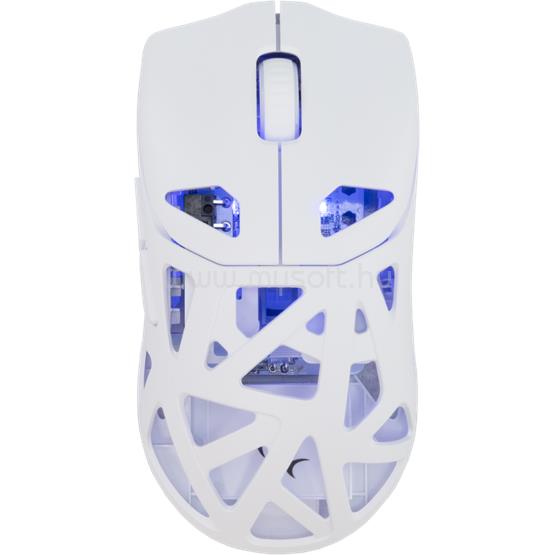 WHITE SHARK GM-5019W DAGONET vezeték nélküli gamer egér (fehér)