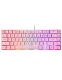 WHITE SHARK RONIN-P  GK-2201P-US  gamer vezetékes billentyűzet angol lokalizáció (rózsaszín) GK-2201P-US small