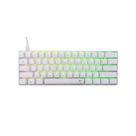 WHITE SHARK SHINOBI-2/W-BR-US mechanikus barna switch gamer vezetékes billentyűzet amerikai angol lokalizáció (fehér) WS_GK-004231W/BR-US small