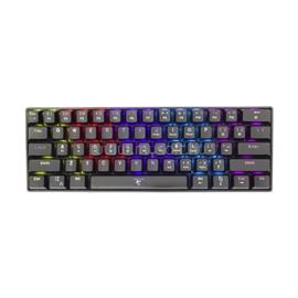 WHITE SHARK SHINOBI GK-2022B/BL-US mechanikus (blue switch) gamer vezetékes billentyűzet angol lokalizáció (fekete) WS_GK-2022B/BL-US small