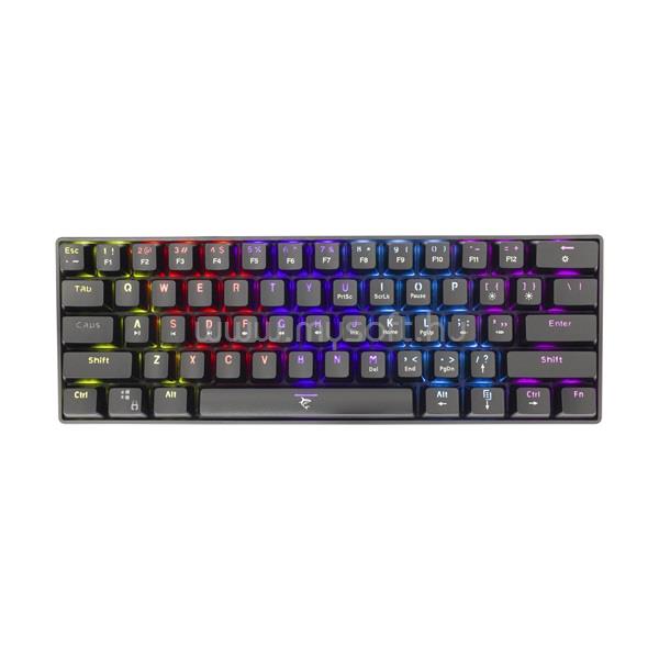WHITE SHARK SHINOBI GK-2022B/BL-US mechanikus (blue switch) gamer vezetékes billentyűzet angol lokalizáció (fekete)