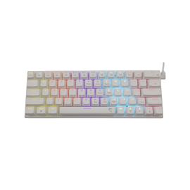 WHITE SHARK WAKIZASHI-W/R-US, GK-002211-W/R-US mechanikus piros switch gamer vezetékes billentyűzet angol lokalizáció (fehér) GK-002211-W/R-US small