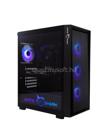 WHITE SHARK WARHEAD-3/B WS GCC-2401B gamer fekete (táp nélküli) E-ATX ház