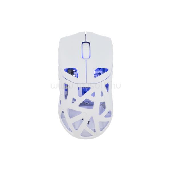 WHITE SHARK WGM-5019W DAGONET-W vezeték nélküli gamer egér (fehér)