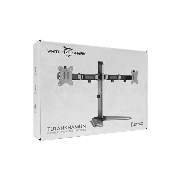 WHITE SHARK WHITE SHARK TUTANKHAMUN GMS-3206 asztali monitor tartó (dupla), 17"- 32" (43 cm - 81cm)