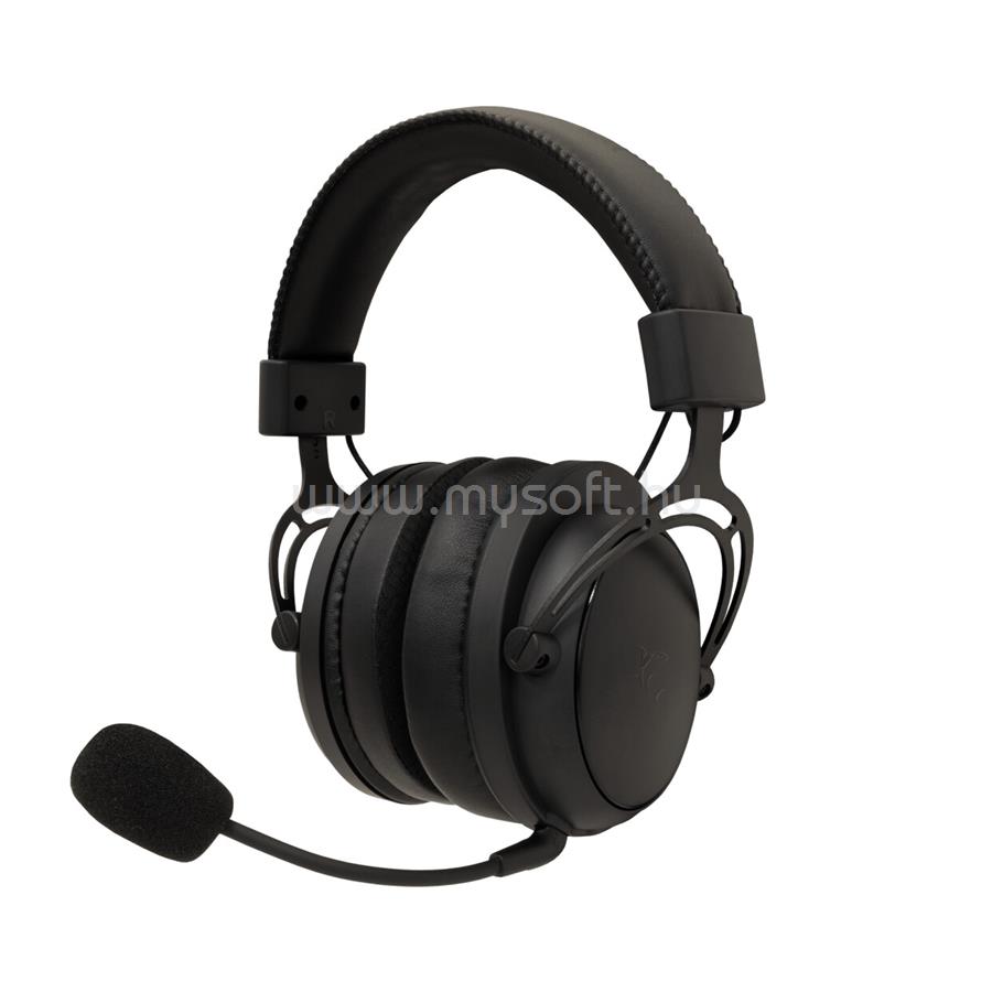 WHITE SHARK WSP WGH-2443B GORILLA PRO vezeték nélküli gamer headset (fekete)