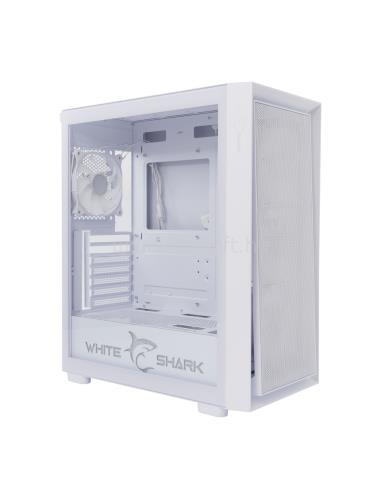 WHITE SHARK WARHEAD-3/W gamer fehér (táp nélküli) E-ATX ház