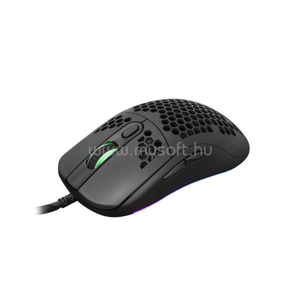 WHITE SHARK GALAHAD-B gamer vezetékes egér (fekete)