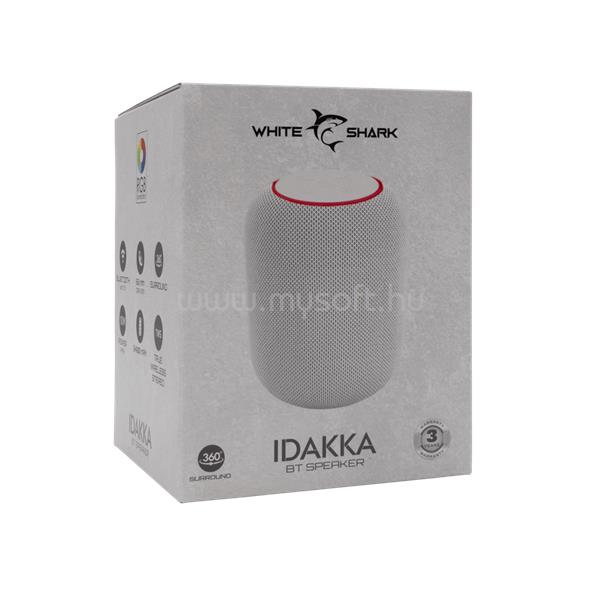WHITE SHARK GBT-619W IDAKKA-W BLUETOOTH HANGSZÓRÓ 2x5W, TWS, fehér, 2400mA