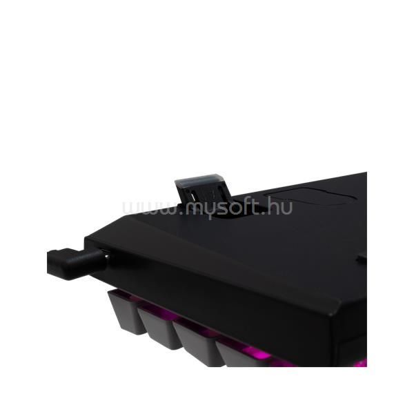 WHITE SHARK WHITE SHARK WAKIZASHI-2/B-G/R-HU, GK-002113V2/B-G/R-HU fekete/szürke magyar, mechanikus gamer billentyűzet, piros kapcs.