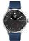 WITHINGS Fluoroelastomer silicone Wristband 20mm w Silver buckle for Scanwatch 42mm, Scanwatch Horizon, Steel HR 40mm, Steel HR Sport - Night Blue 3700546707193 small