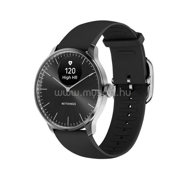 WITHINGS HWA11-model 5 ScanWatch Light 37mm okosóra (ezüst fekete)