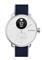 WITHINGS Polyethylene terephthalate Wristband 18mm w Silver buckle for Scanwatch 38mm, Steel HR 36mm, Move, Move ECG, Steel - Blue & White 3700546706585 small