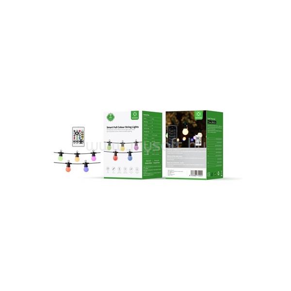 WOOX Smart Home Kültéri Party fényfüzér - R5195 (10 RGB+CCT, 9m, távirányító)
