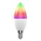 WOOX R9075 Smart Home LED Izzó (E14, RGB+CCT, 30.000h, 5Watt, 470LM, 2700-6500K) R9075 small